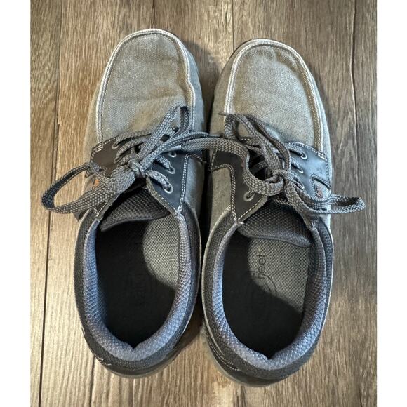 Orthofeet Porto Canvas Gray Shoes Size 11.5 Wide - Picture 7 of 8